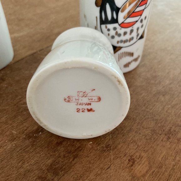 Mid-century modern, vintage Japanese cruet set - Picture 5 of 5